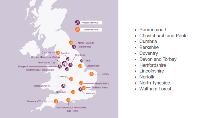 Awards for young musicians connectors map