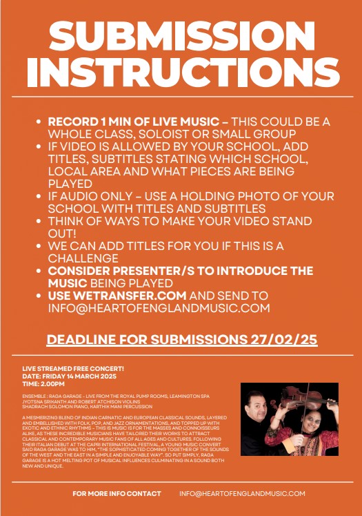 orange flyer with full terms and conditions